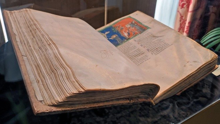 Il manoscritto liturgico miniato del XIII secolo esposto per l'occasione dalla BAV