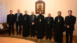 Cardinal Zuppi in Moscow with Metropolitan Antonij