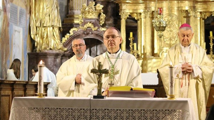 Misa zadušnica za prof. Vjekoslava Bajsića u župnoj crkvi u Lepoglavi  (Foto: Varaždinska biskupija)