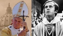 San Giovanni Paolo II e il beato padre Jerzy Popiełuszko