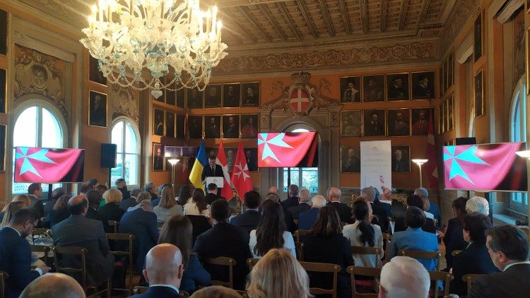 La conferenza presso la Villa Magistrale dell'ordine di Malta