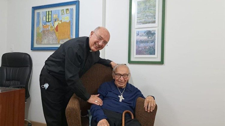 Fr Fr Gustavo Gutiérrez some months before his death