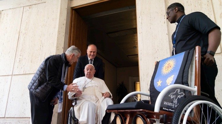 La silla de ruedas Mekong donada al Papa Francisco por el padre Figaredo