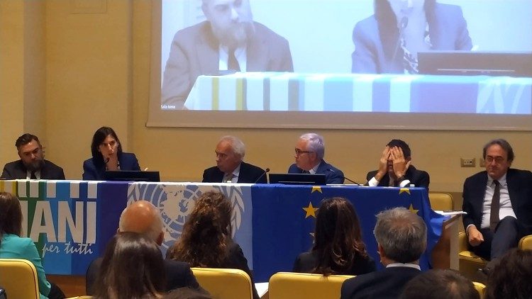 Relatori al convegno Salviamo l'ONU