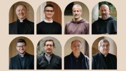 Gli otto sacerdoti che, nell'ambito dell'evento "Con tutto il nostro umano", rispondono a domande poste da giovani, universitari e lavoratori di Milano.