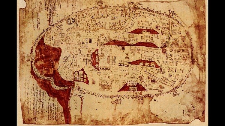 Fra Paolino da Venezia,  Mappa di Roma, Cod. Marc. Lat. Z. 399 (=1610), 1323, Biblioteca nazionale Marciana, Venezia