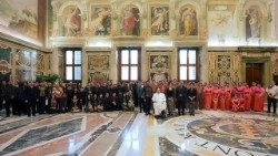 L'orchestra indonesiana in udienza dal Papa