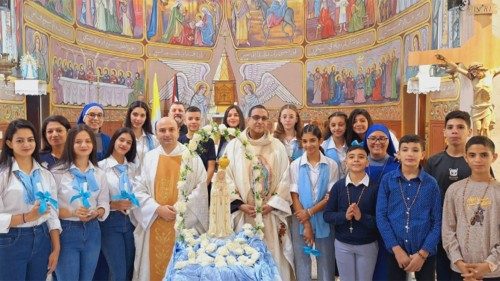 Gaza: jóvenes consagrados a Jesús a través de la Virgen María