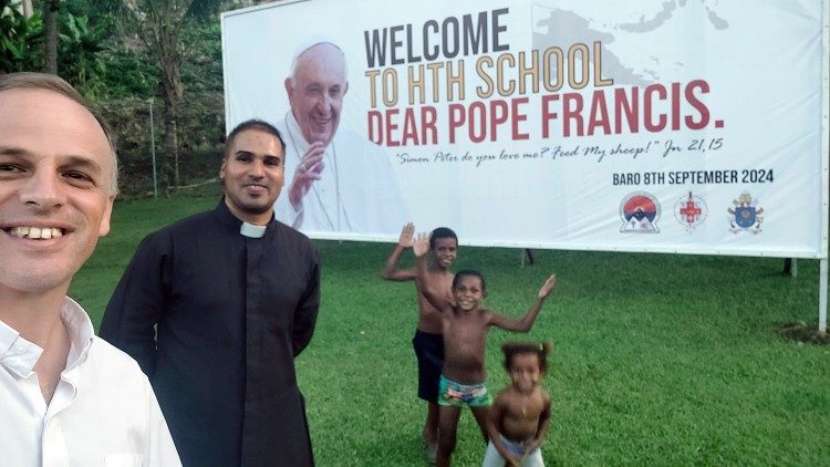 Los preparativos para recibir al Papa