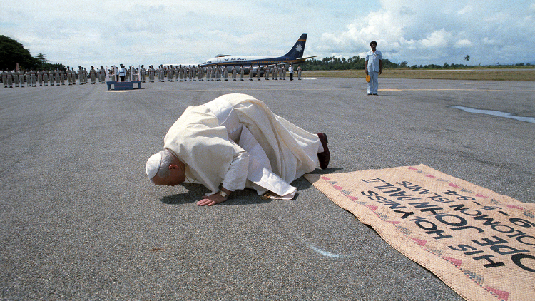 Voyage du Pape Jean-Paul II en Corée du sud en mai 1984. 