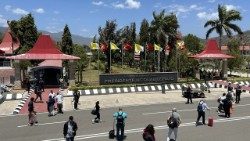 2024.09.08 Dili, i luoghi e l'attesa della visita di Papa Francesco in Timor Est