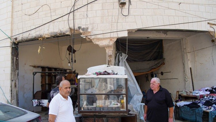 La distruzione di Jenin (foto Patriarcato Latino di Gerusalemme)