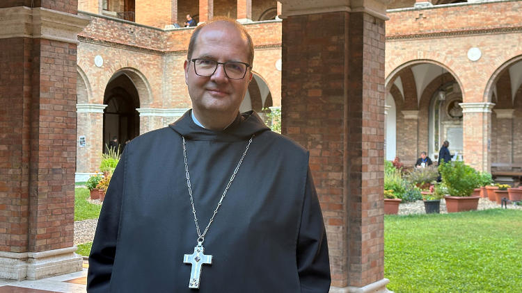 Le nouvel Abbé Primat de la Confédération bénédictine, l'Allemand Jeremias Schröder.