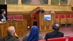 El cardenal Fernández en la conferencia del Antonianum sobre las apariciones marianas