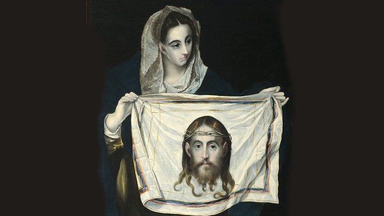 El Greco: Schweißtuch der Veronika (Santa-Cruz-Museum Toledo, Spanien)