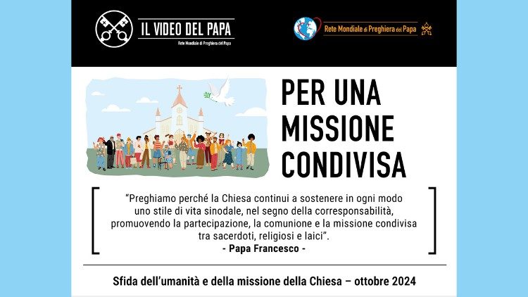 L'intenzione di preghiera del Papa per il mese di ottobre