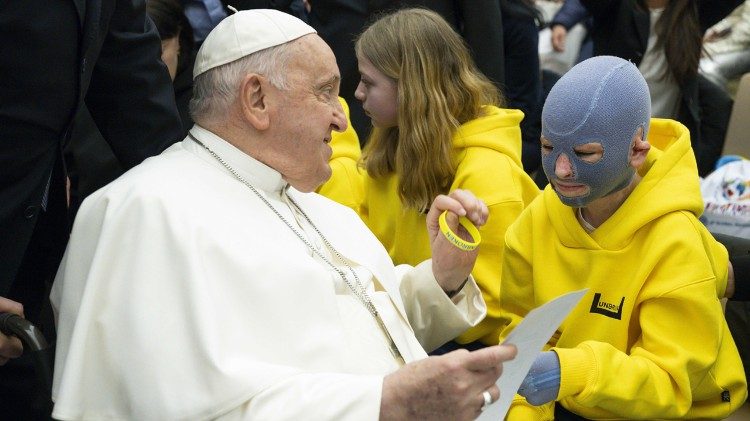 O encontro entre o Papa Francisco e Roman Oleksiv