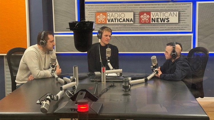 A entrevista concedida a Svitlana Dukhovych nos estúdios da Rádio Vaticano