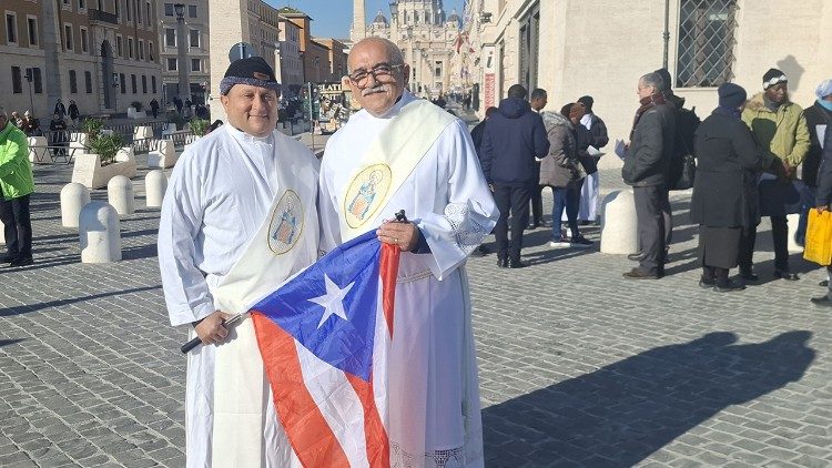 Diáconos de Puerto Rico participantes en el Jubileo de los Diáconos 2025.