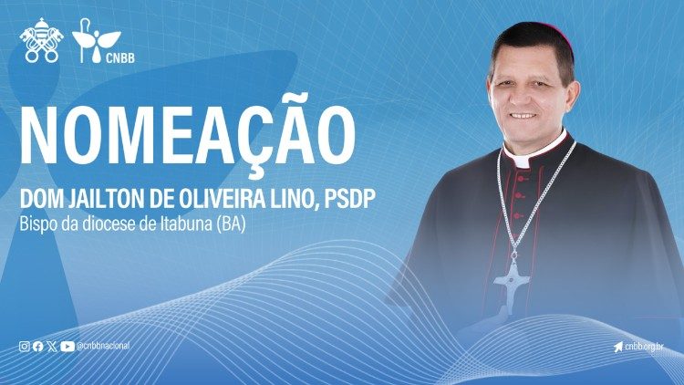 Dom Jailton de Oliveira Lino, bispo de Itabuna