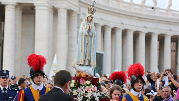 Giubileo della Spiritualità mariana, a Roma la statua originale di Fatima