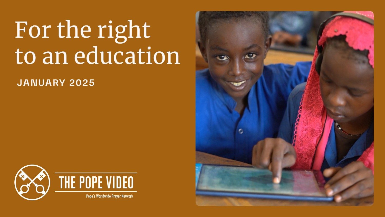 Pope's January prayer intention: 'for the right to an education' 