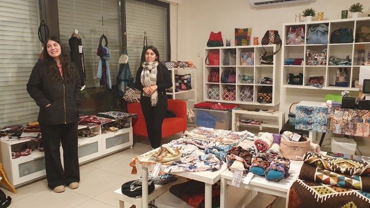 Project arranged by Habibi training Iraqi women sewing and design