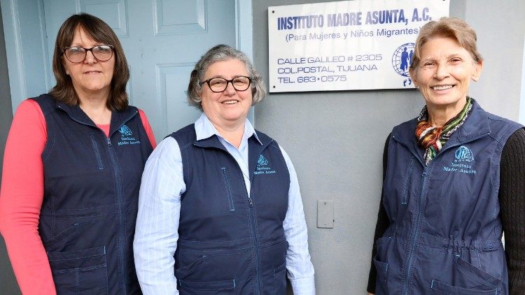 Sestra Albertina Maria Paletti s dvije sestre u Instituto Maria Asunta iz Tijuane. Foto: Marco Palombi